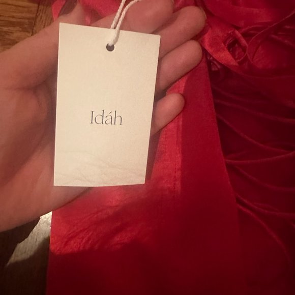 Idah Red Bustier Top - Picture 3 of 6